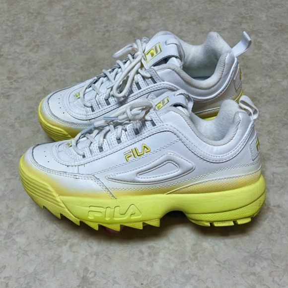 Fila Disruptor 2 Brights Fade Sneakers, Size 7.5 . - Picture 3 of 5